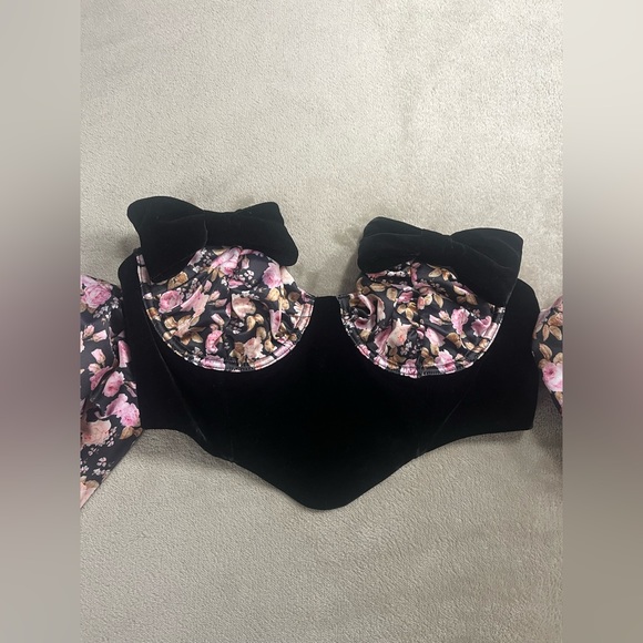 For Love & Lemons Kate Corset Crop Top - Picture 5 of 7